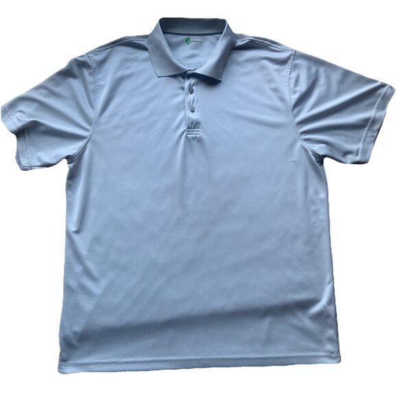 Izod Golf X-Treme Function Light Gray Polo Men's XL Tall Activewear Athletic - Picture 1 of 4